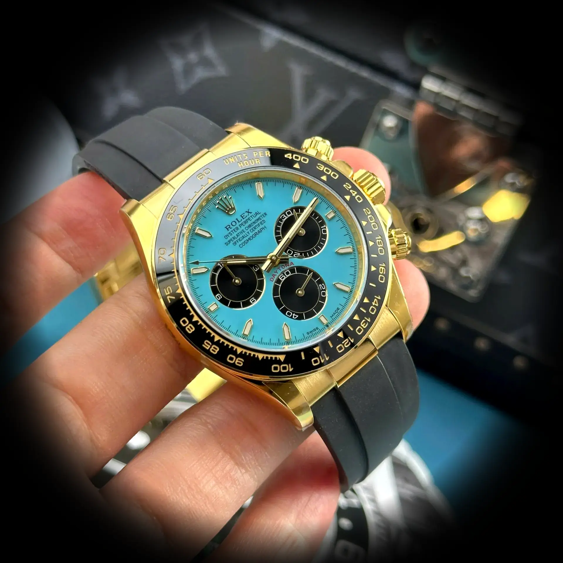 Rolex Daytona 126518LN Super Clone 40mm — Handgelenksaufnahme