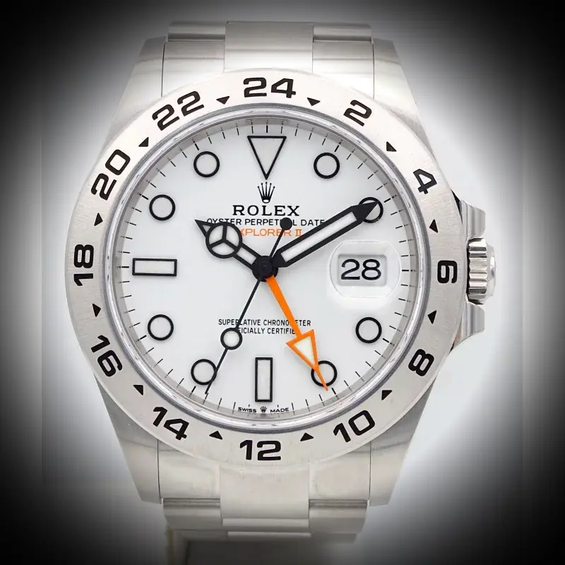 Rolex Explorer 226570 Schweizer Replica 42mm — Handgelenksaufnahme