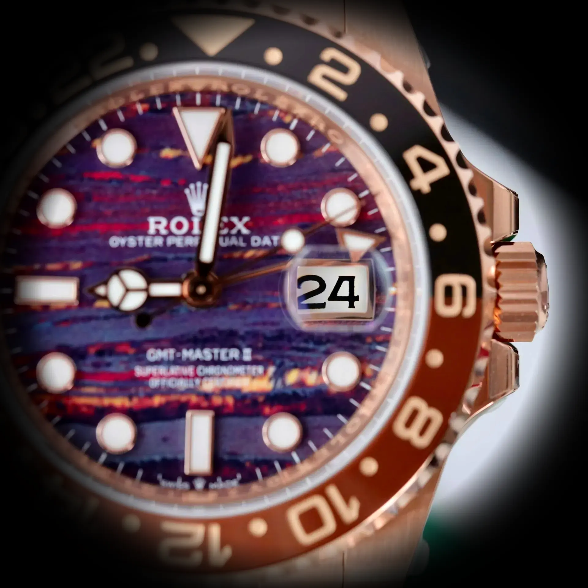 Rolex GMT-Master 126715CHNR Superclone — Armband-Detail