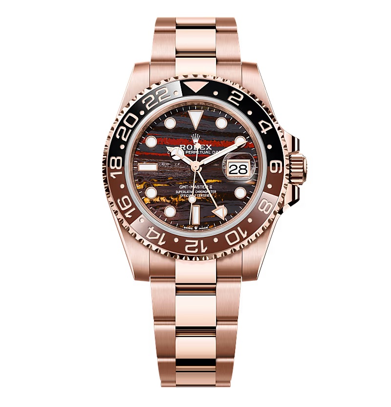 Rolex GMT-Master II 126715CHNR Tigereisen Zifferblatt Roségold 40mm