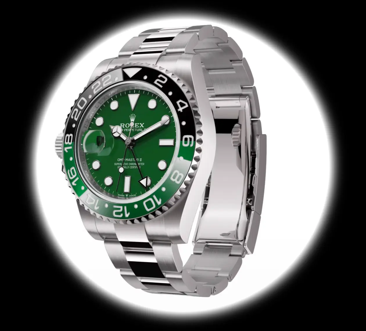 Rolex GMT-Master 126729VTNR Superclone — Seitenprofil