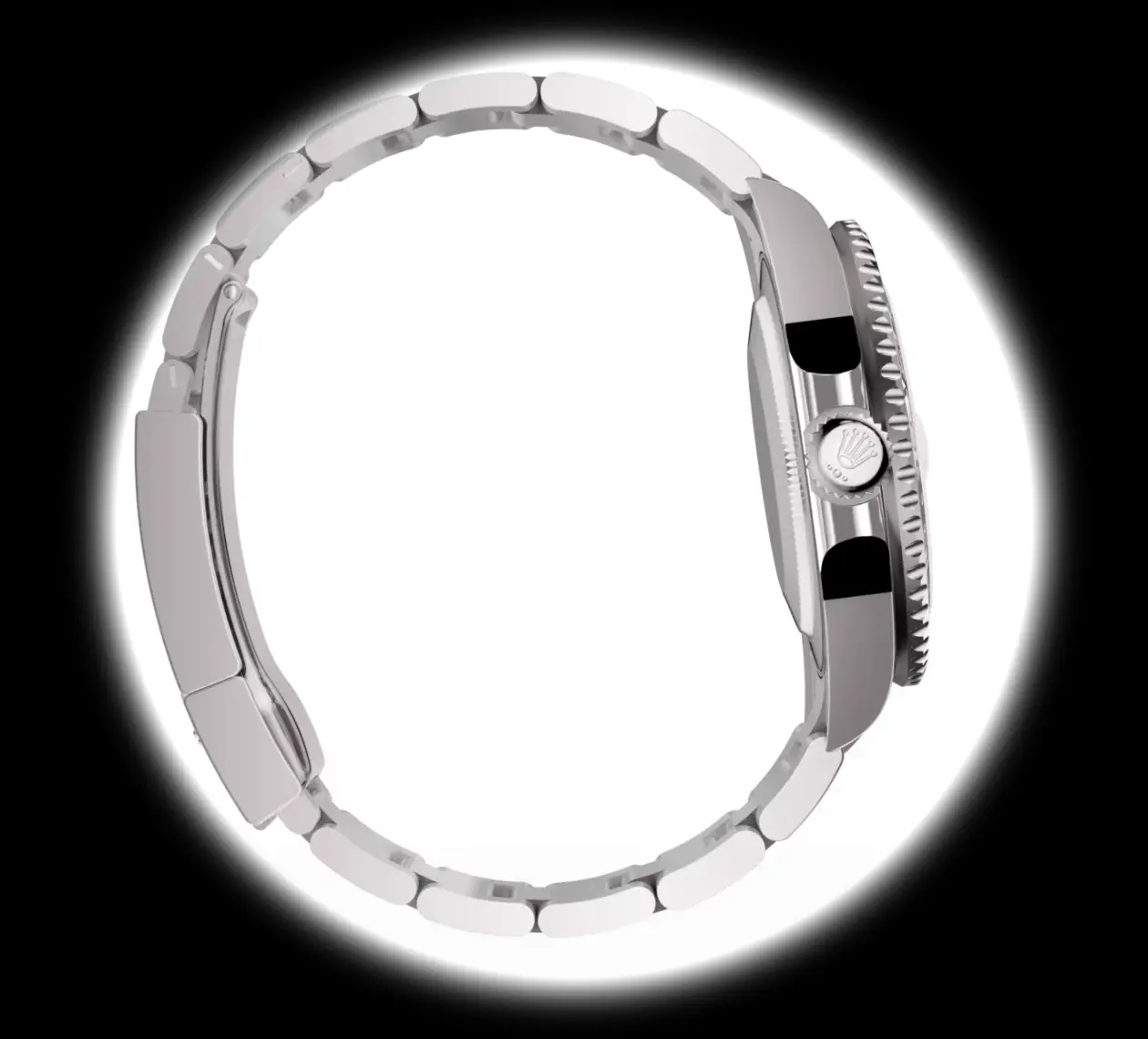 Rolex GMT-Master 126729VTNR Super Clone Zifferblatt in grüne keramik — Lünette-Makro