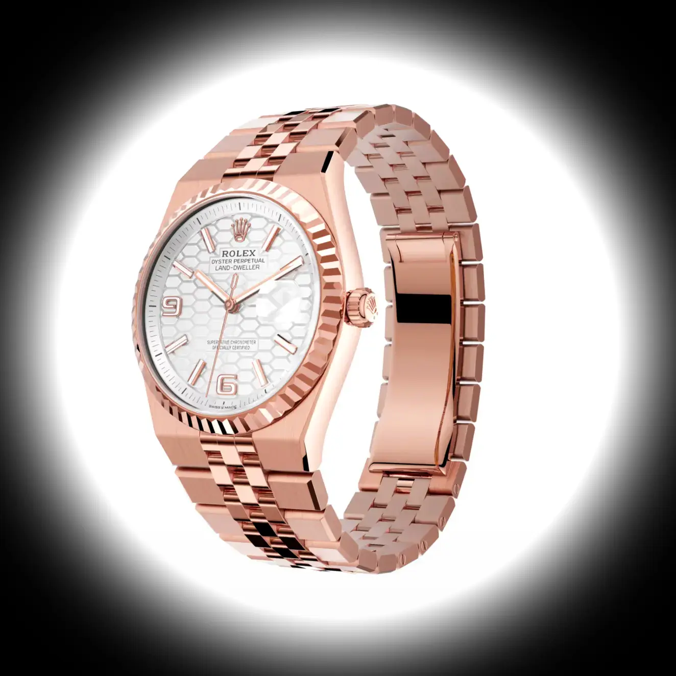 Rolex Land-Dweller 127235 Super Clone — Seitenprofil