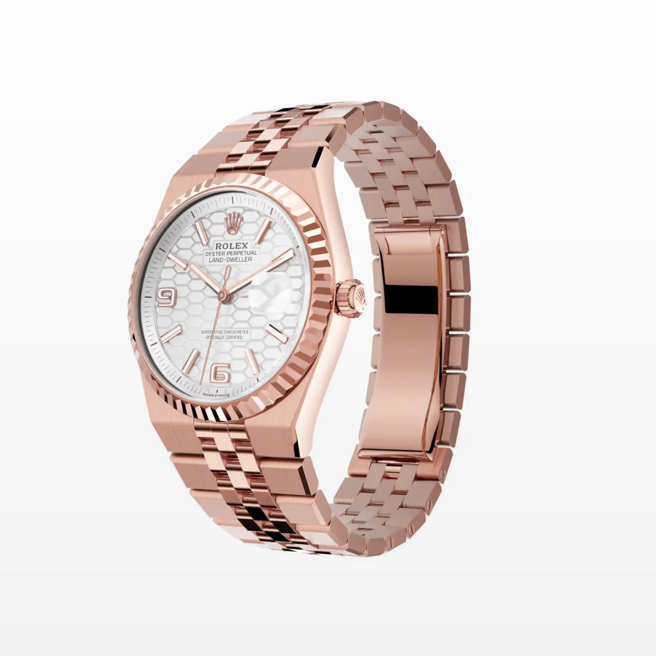 Rolex Land-Dweller 127235 Replica — Seitenprofil