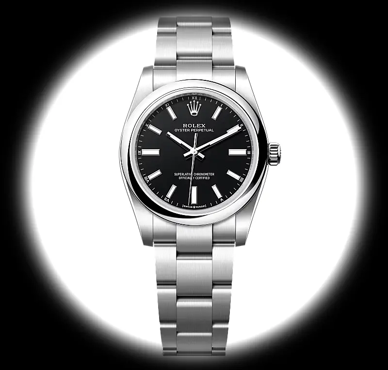 Oyster Perpetual 31mm Schwarz Zifferblatt 277200