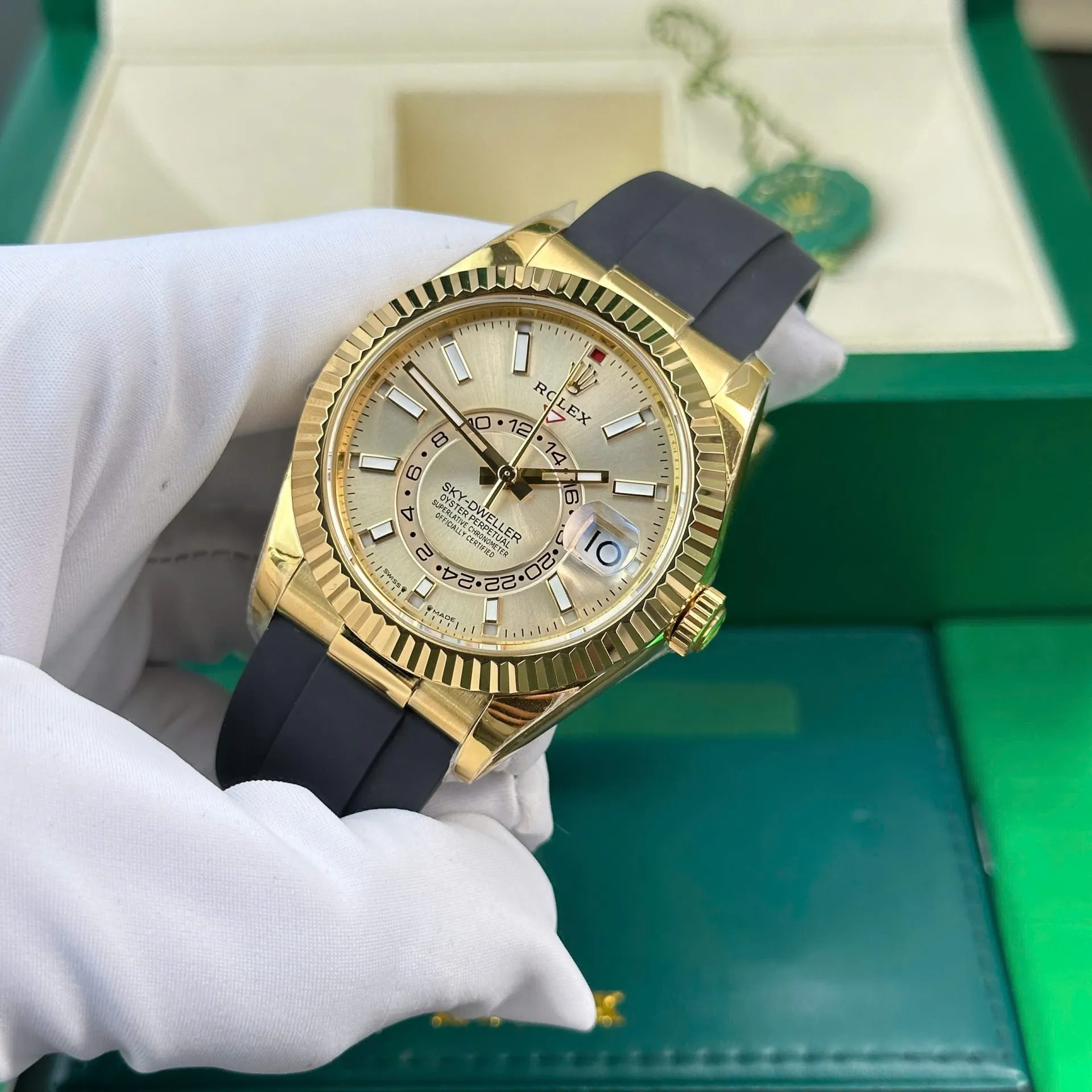 Rolex Sky-Dweller 336238 1:1 Replica — Seitenprofil