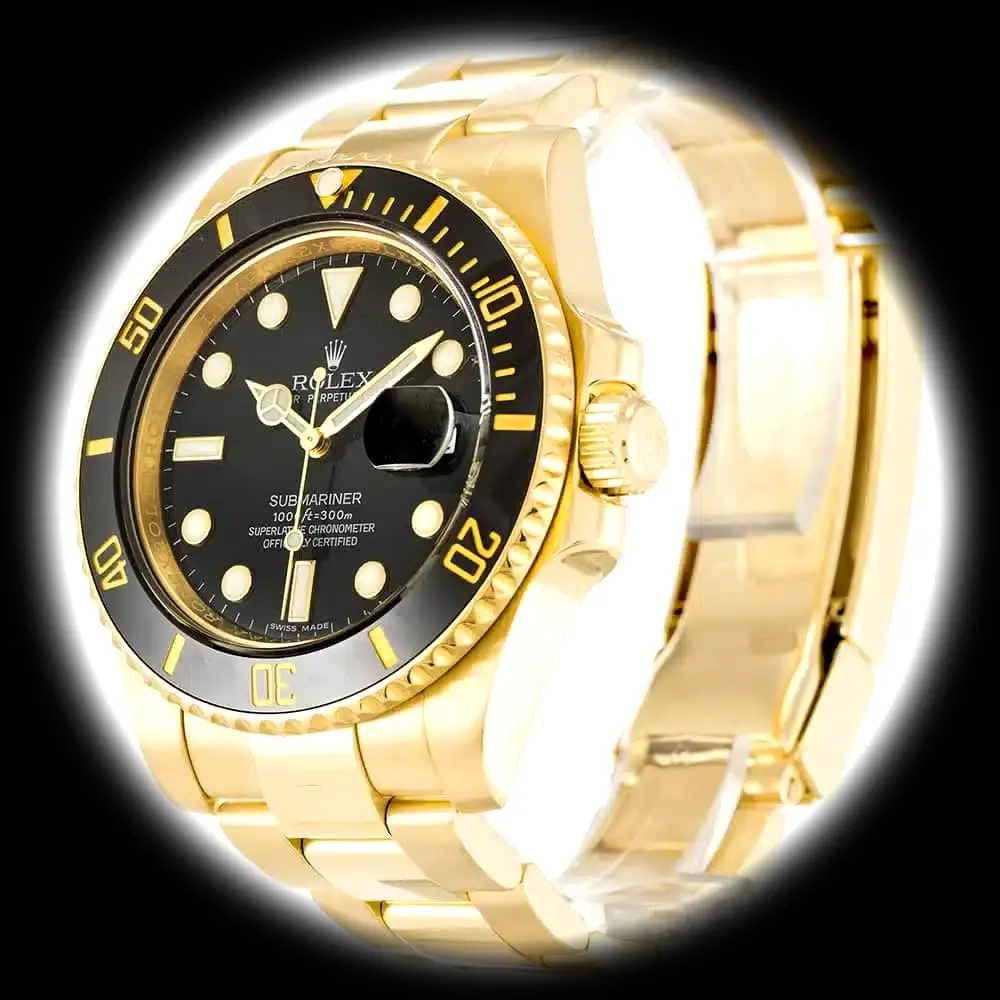 Submariner 116618LN Schweizer Klon — Seitenprofil
