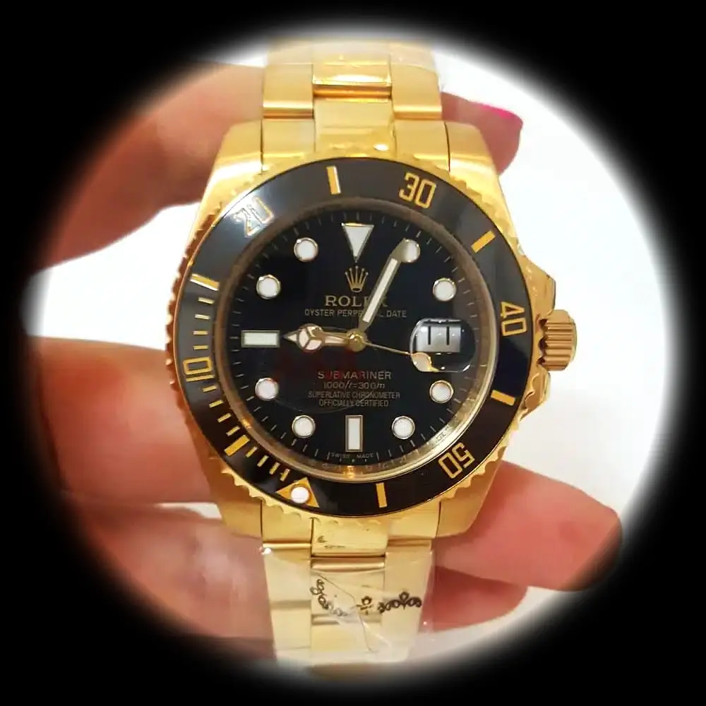 Submariner 116618LN Schweizer Replica 40mm — Handgelenksaufnahme