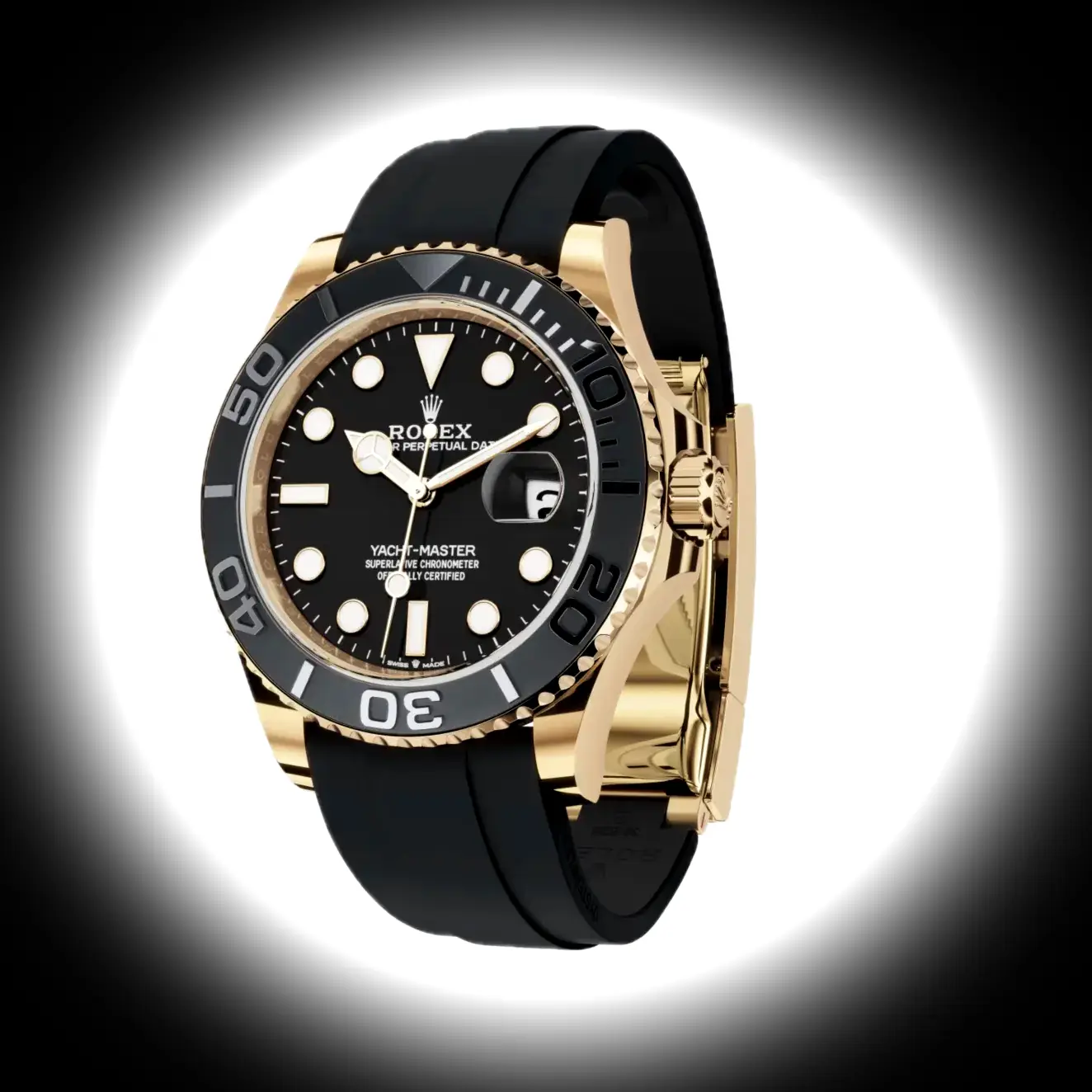 Rolex Yacht-Master 226658 1:1 Super Clone 42mm — Zifferblatt-Nahaufnahme