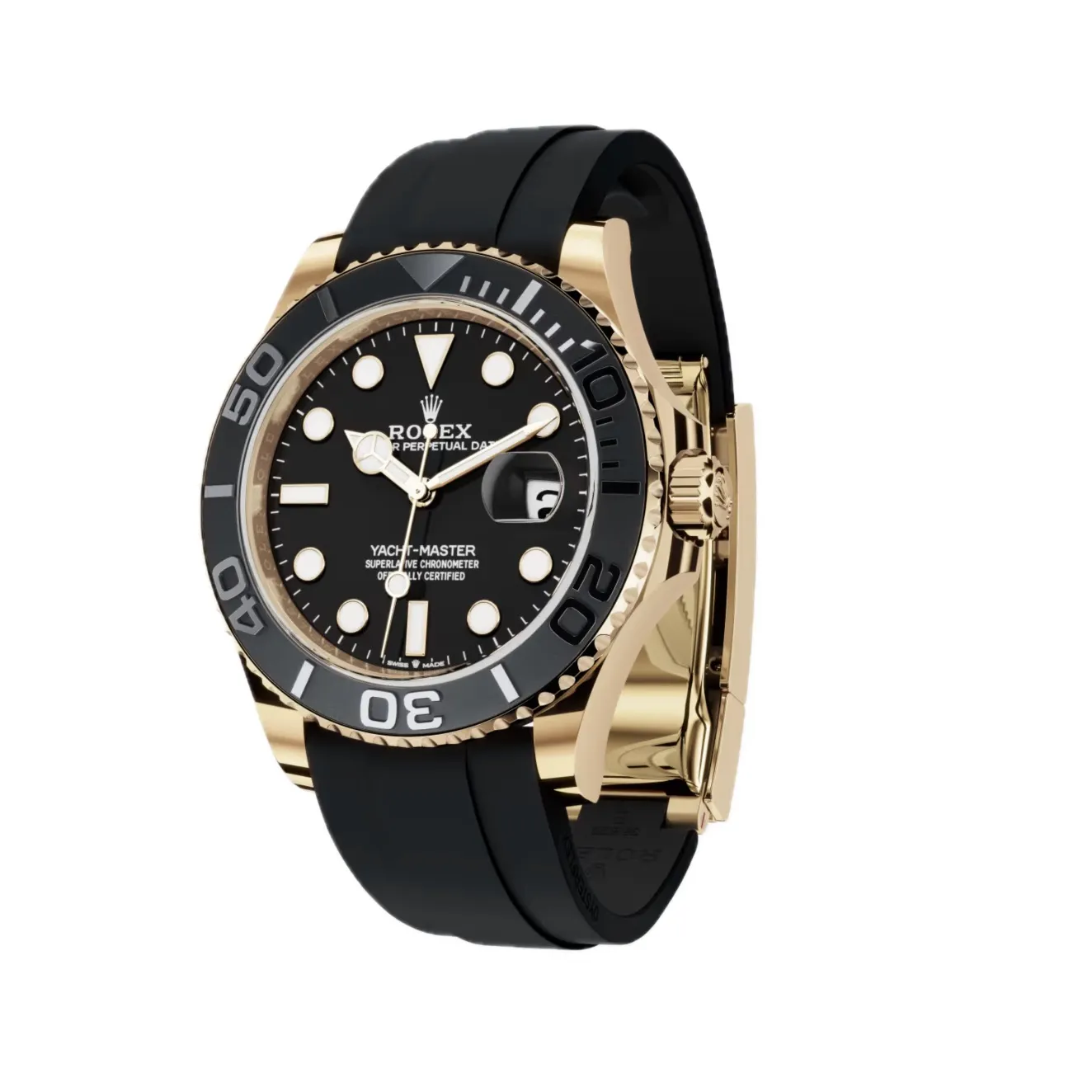 Rolex Yacht-Master 226658 Nachbau 42mm — Zifferblatt-Nahaufnahme