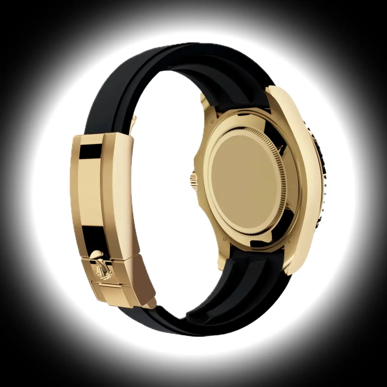 Yacht-Master 226658 1:1 Super Clone Zifferblatt in schwarz — Lünette-Makro