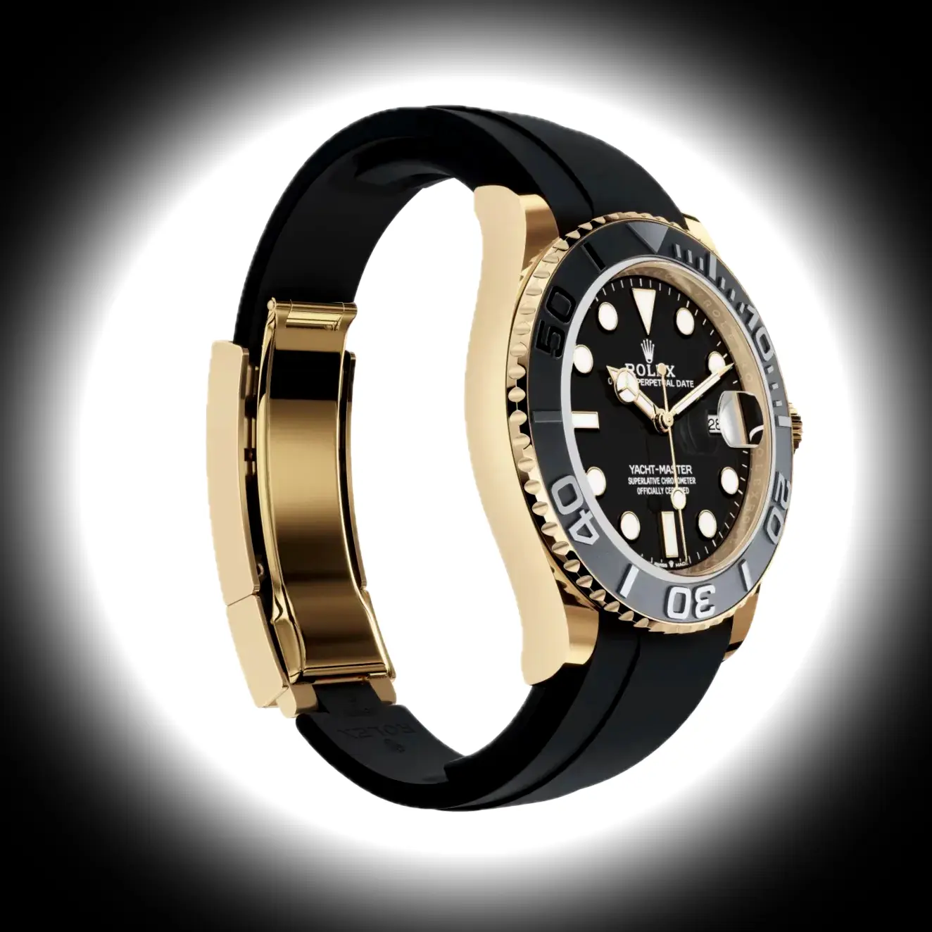 Yacht-Master 226658 Super Clone — Leuchtmasse-Aufnahme