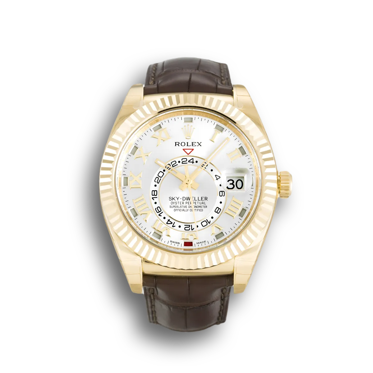 Rolex Sky-Dweller 326138 Silber Zifferblatt 42mm