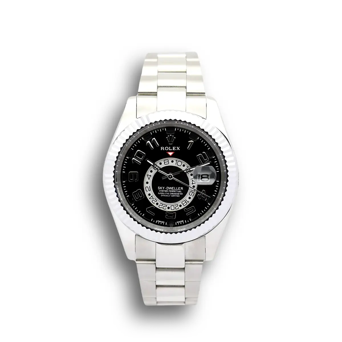 Rolex Sky-Dweller 326938 Schwarz Zifferblatt 42mm