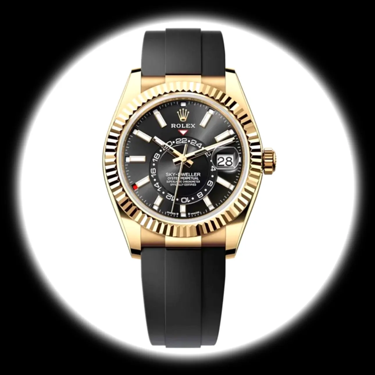 Rolex Sky-Dweller 336238 Leuchtendes Schwarz 42mm