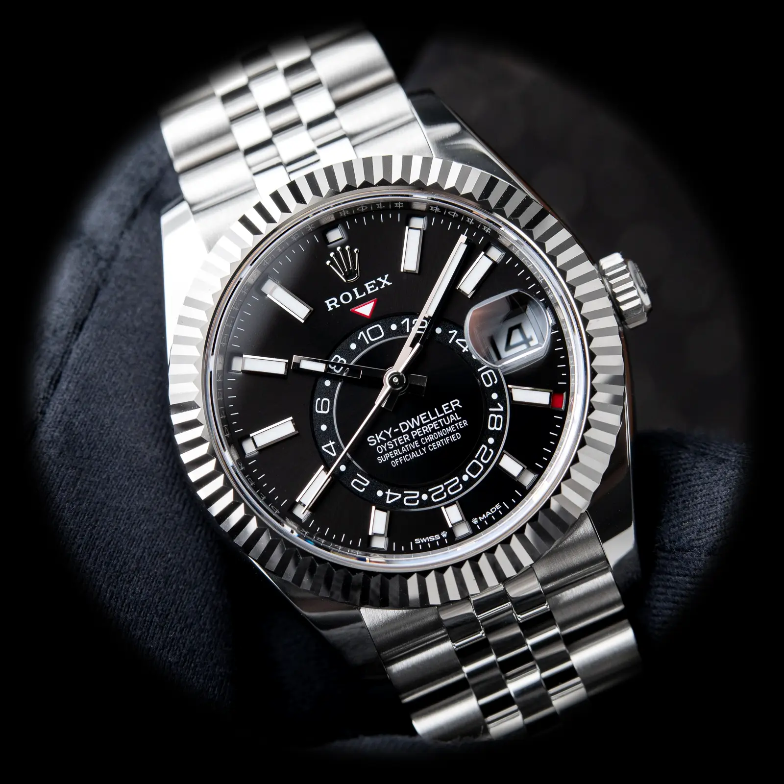 Rolex Sky-Dweller 336934 Superclone 42mm — Zifferblatt-Nahaufnahme