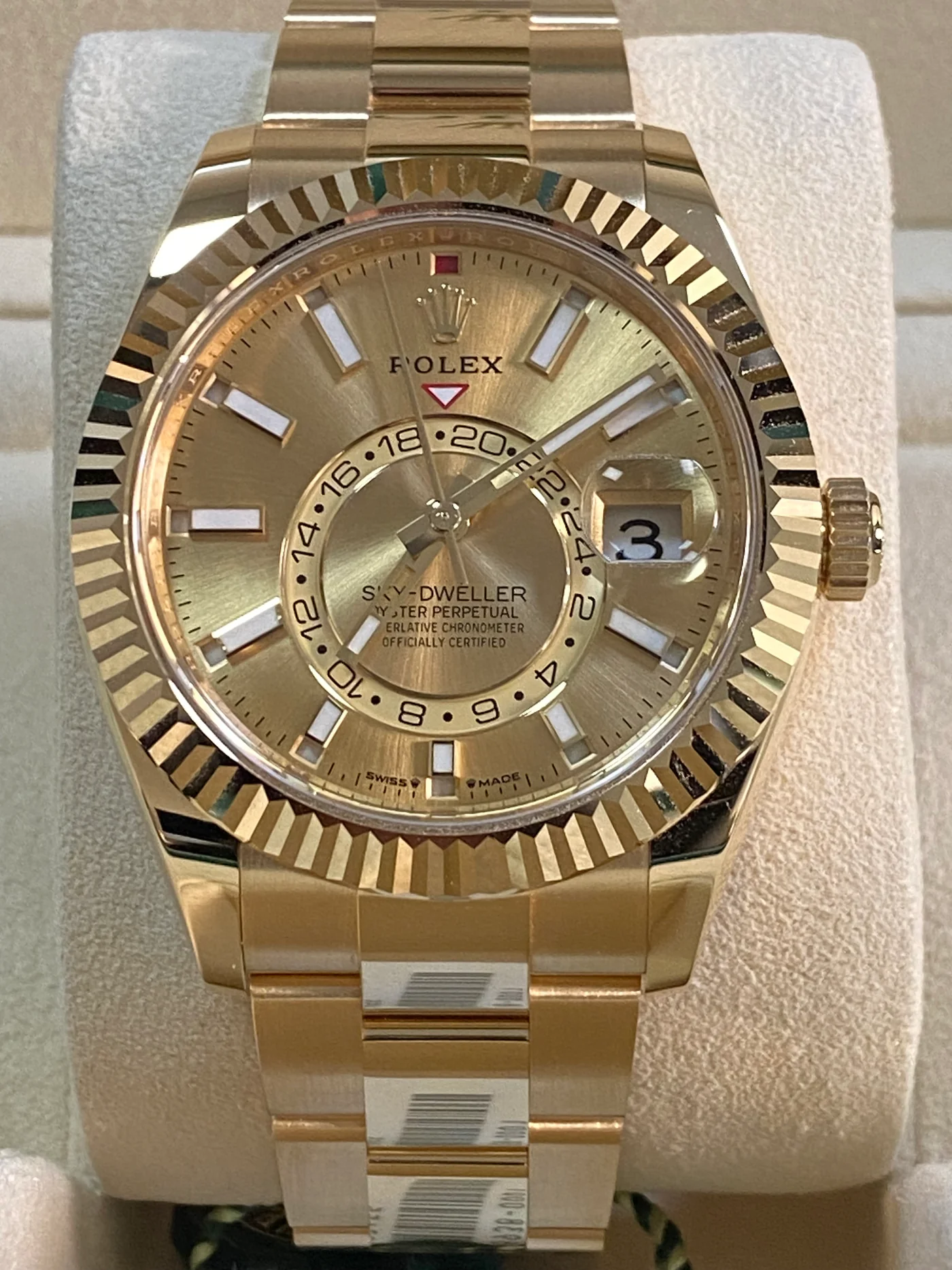 Rolex Sky-Dweller 336938 Replica 42mm — Zifferblatt-Nahaufnahme