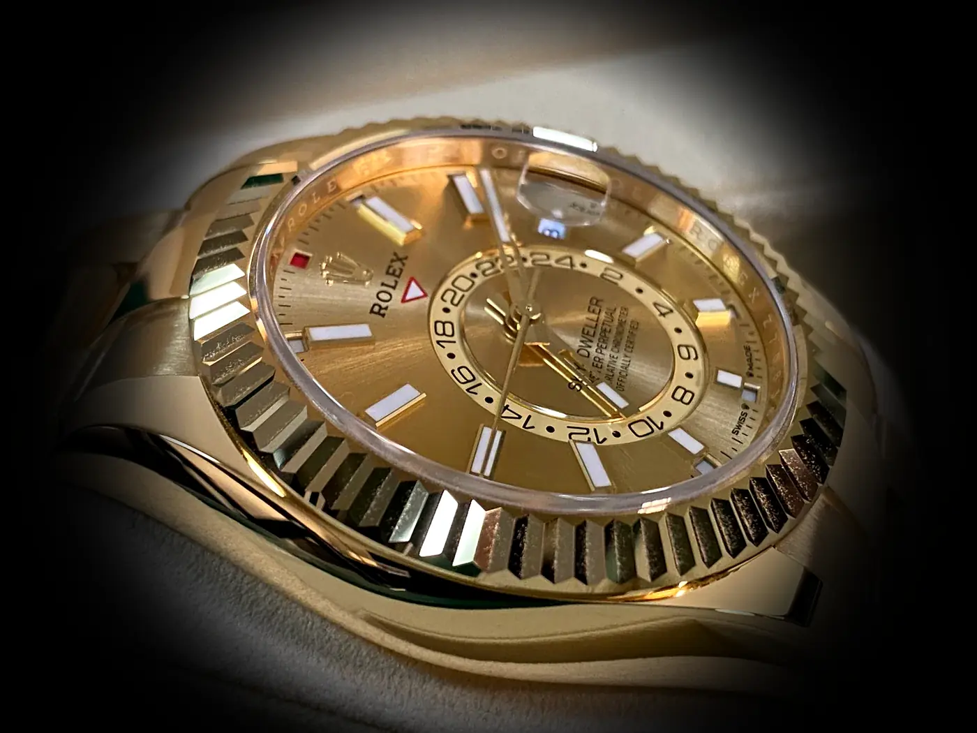 Sky-Dweller 336938 1:1 Super Clone 42mm — Handgelenksaufnahme