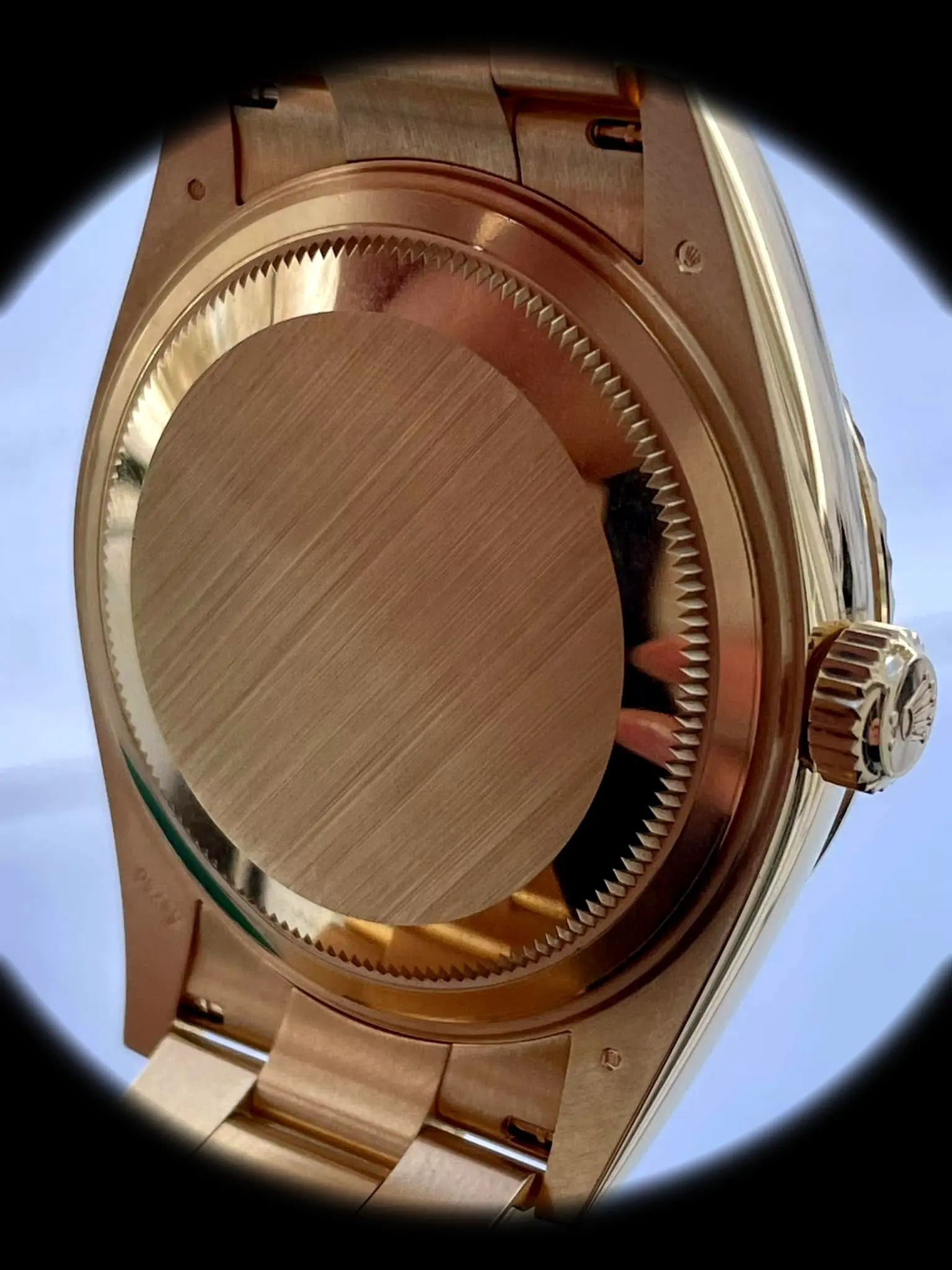 Rolex Sky-Dweller 336938 Schweizer Replica 42mm — Krone und Gehäuse Detail