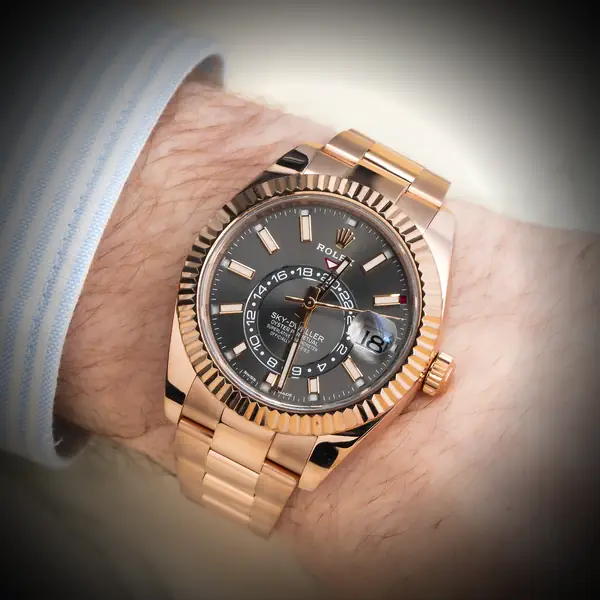 Rolex Sky-Dweller 336935 1:1 Super Clone 42mm — Zifferblatt-Nahaufnahme