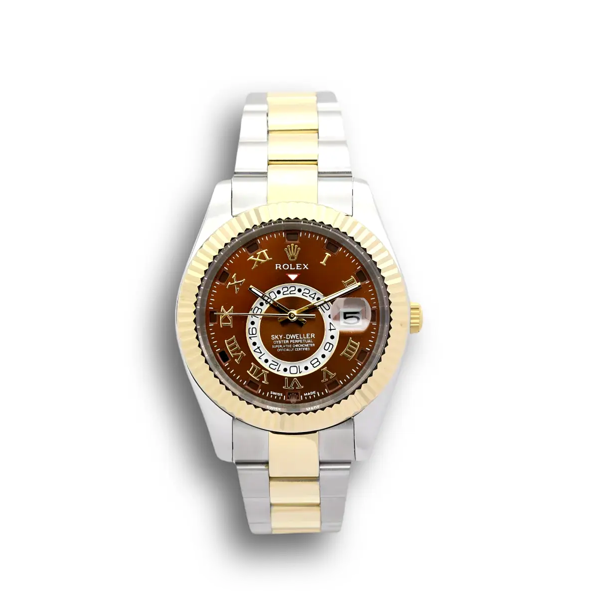 Rolex Sky-Dweller 326938 Braun Zifferblatt 42mm