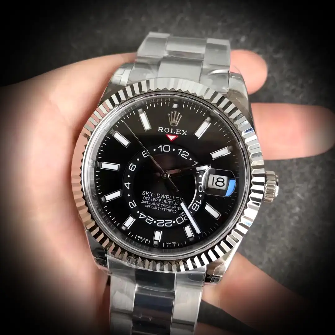 Rolex Sky-Dweller 326238 1:1 Super Clone 42mm — Zifferblatt-Nahaufnahme