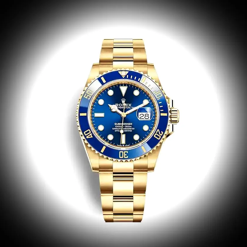 Rolex Submariner 126618LB - 41mm Gelbgold Blaues Zifferblatt Taucheruhr