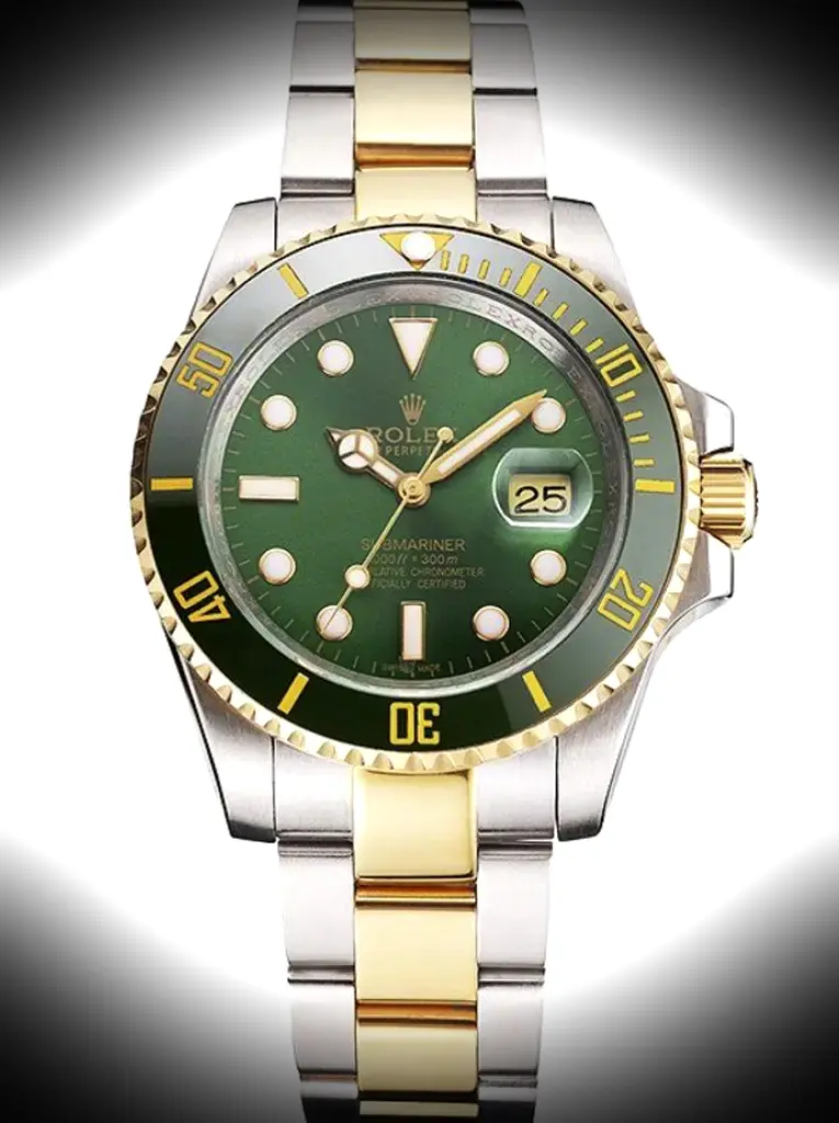 Rolex Submariner 16233GRG 41mm Grünes Zifferblatt