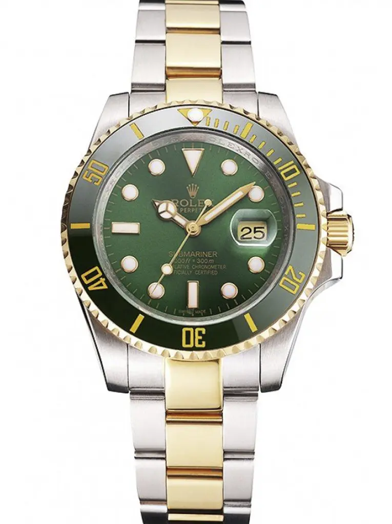 Rolex Submariner 16233GRG 41mm Grünes Zifferblatt
