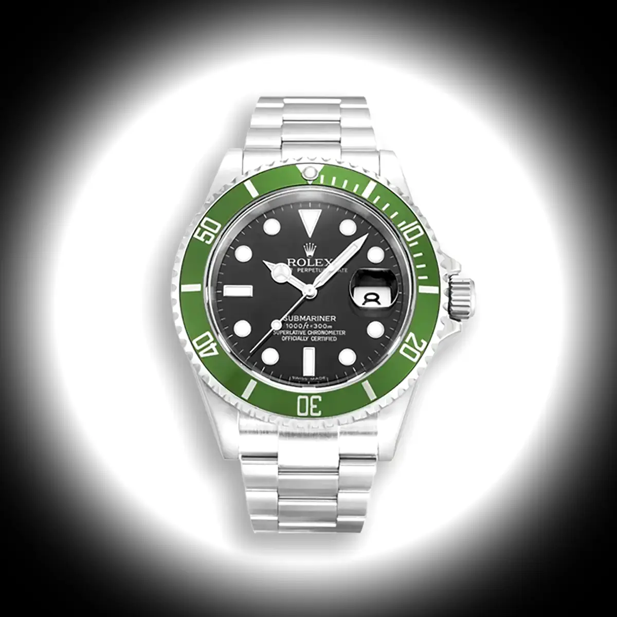 Rolex Submariner 16610LV 40mm Kermit Grüne Lünette