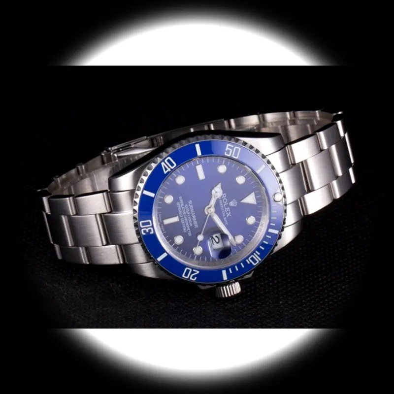 Submariner SRL50 Super Clone Zifferblatt in blau — Gehäusebodendetail