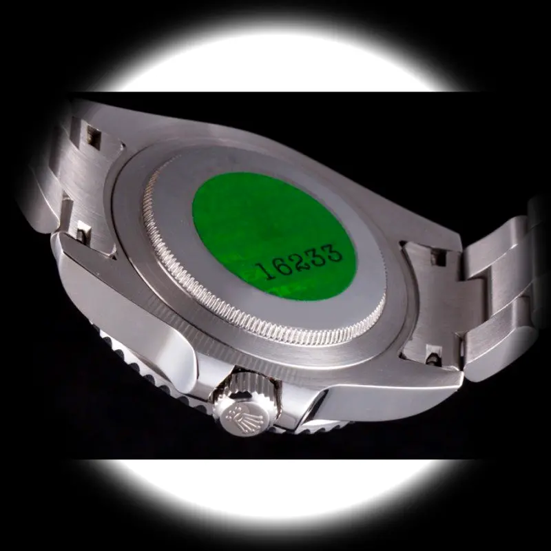 Rolex Submariner Mechanism-SRL51 Superclone 40mm — Krone und Gehäuse Detail