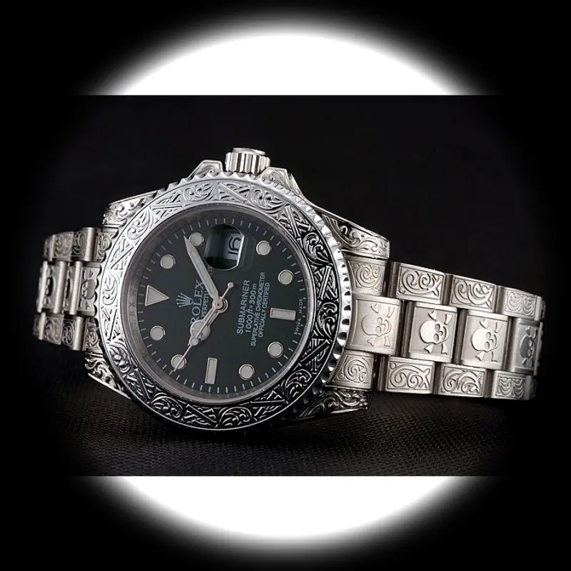 Rolex Submariner 1454080 Schweizer Klon 41mm — Handgelenksaufnahme