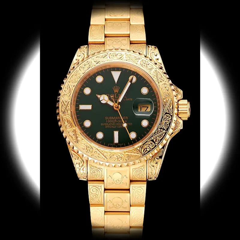 Submariner 1454088 Schweizer Klon 41mm — Zifferblatt-Nahaufnahme