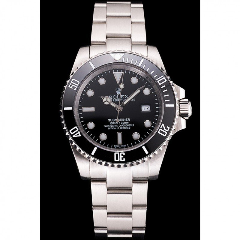 Rolex Submariner PR16233P Super Clone Replica 41mm — Zifferblatt-Nahaufnahme