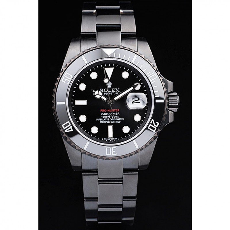 Rolex Submariner PRHUNTERPRO 1:1 Replica 41mm — Zifferblatt-Nahaufnahme