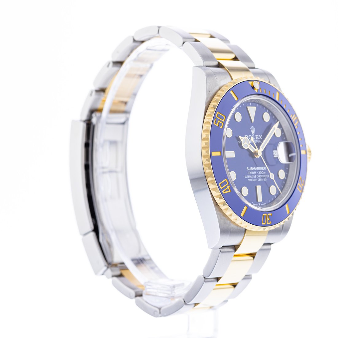 Submariner 126613LB 1:1 Replica Zifferblatt in blau — Lünette-Makro