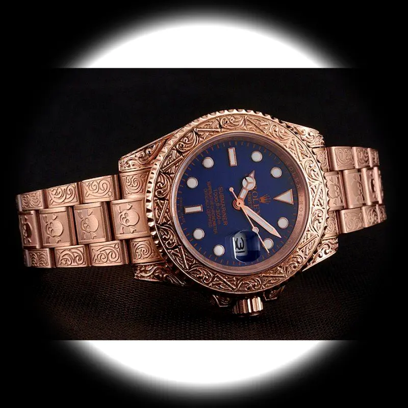 Rolex Submariner 1454085 Superclone Zifferblatt in blau — Gehäusebodendetail