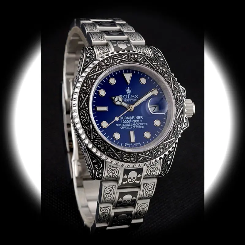 Rolex Submariner 1454091 Schweizer Klon — Seitenprofil