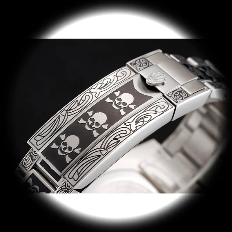 Submariner 1454091 Schweizer Klon 41mm — Krone und Gehäuse Detail