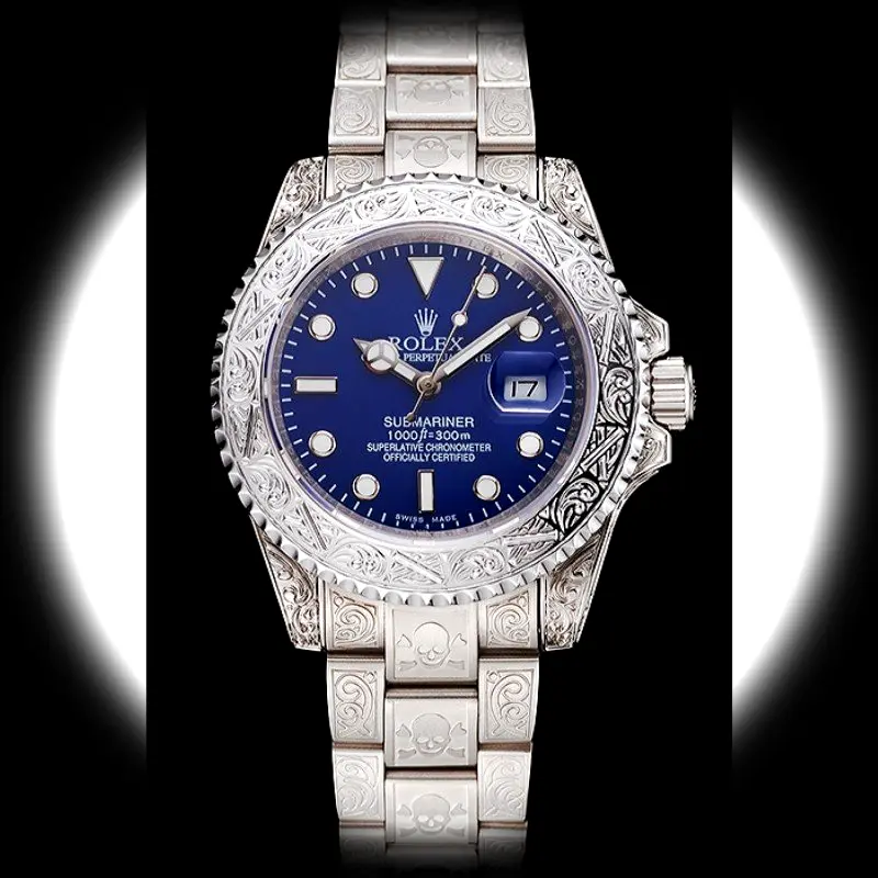 Rolex Submariner 1454094 Schweizer Replica 41mm — Zifferblatt-Nahaufnahme