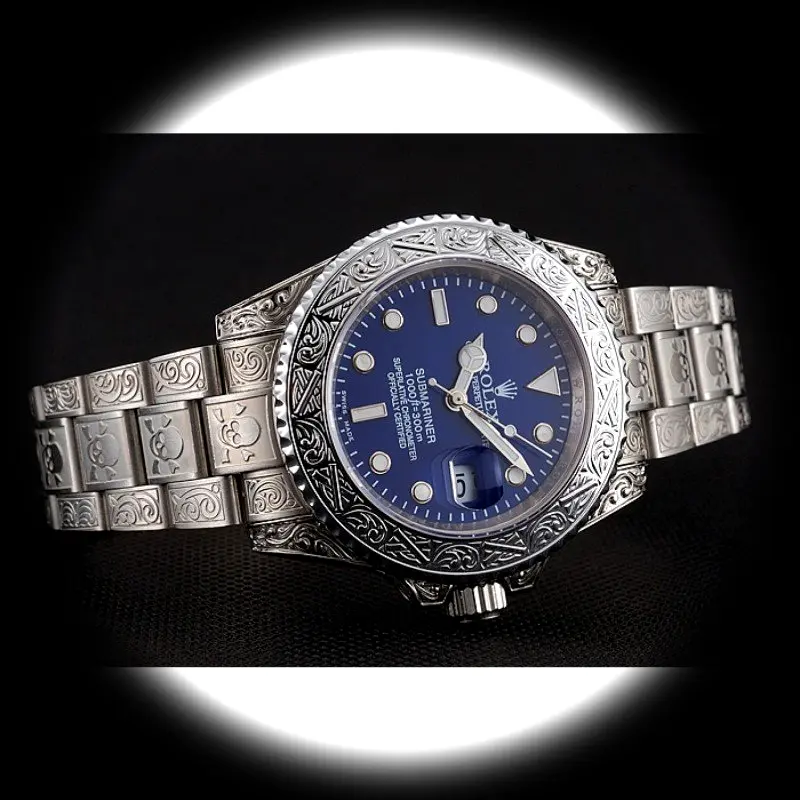 Rolex Submariner 1454094 Superclone Zifferblatt in blau — Gehäusebodendetail