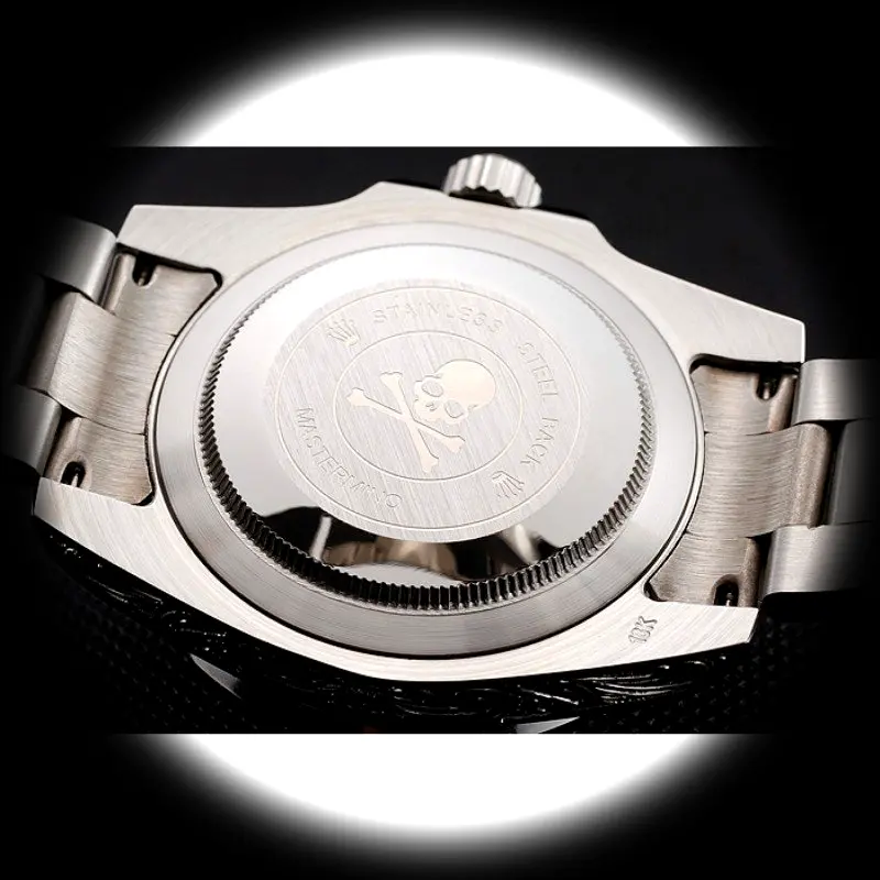 Submariner 1454094 Schweizer Replica Zifferblatt in blau — Lünette-Makro