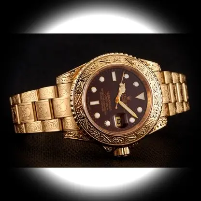 Rolex Submariner 1454070 Super Clone Zifferblatt in braun — Gehäusebodendetail