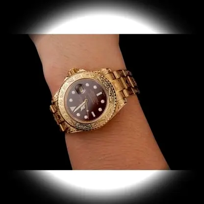 Rolex Submariner 1454070 Superclone Zifferblatt in braun — Schrägansicht