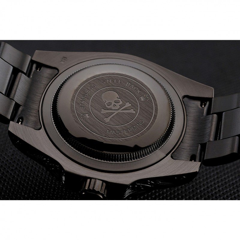 Rolex Submariner 1454075 Nachbau Zifferblatt in braun — Lünette-Makro