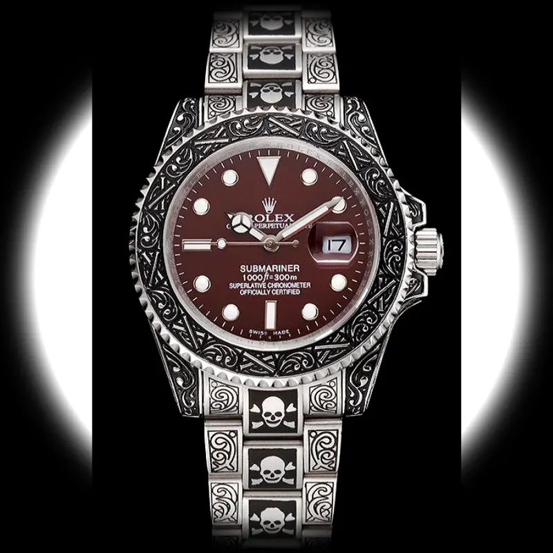 Rolex Submariner 1454078 Superclone 41mm — Zifferblatt-Nahaufnahme