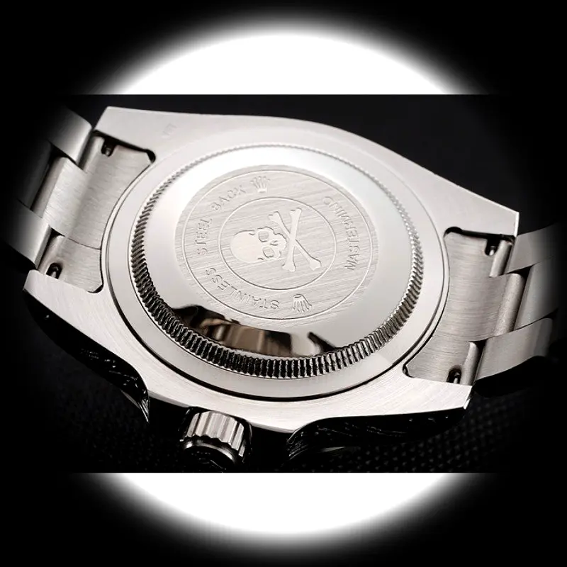 Submariner 1454078 Superclone Zifferblatt in braun — Lünette-Makro