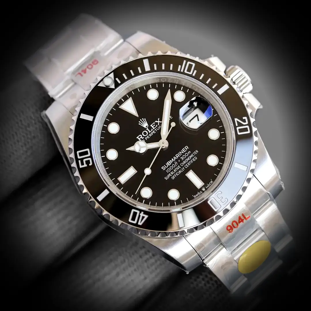 Submariner 126610LN 1:1 Super Clone 41mm — Zifferblatt-Nahaufnahme