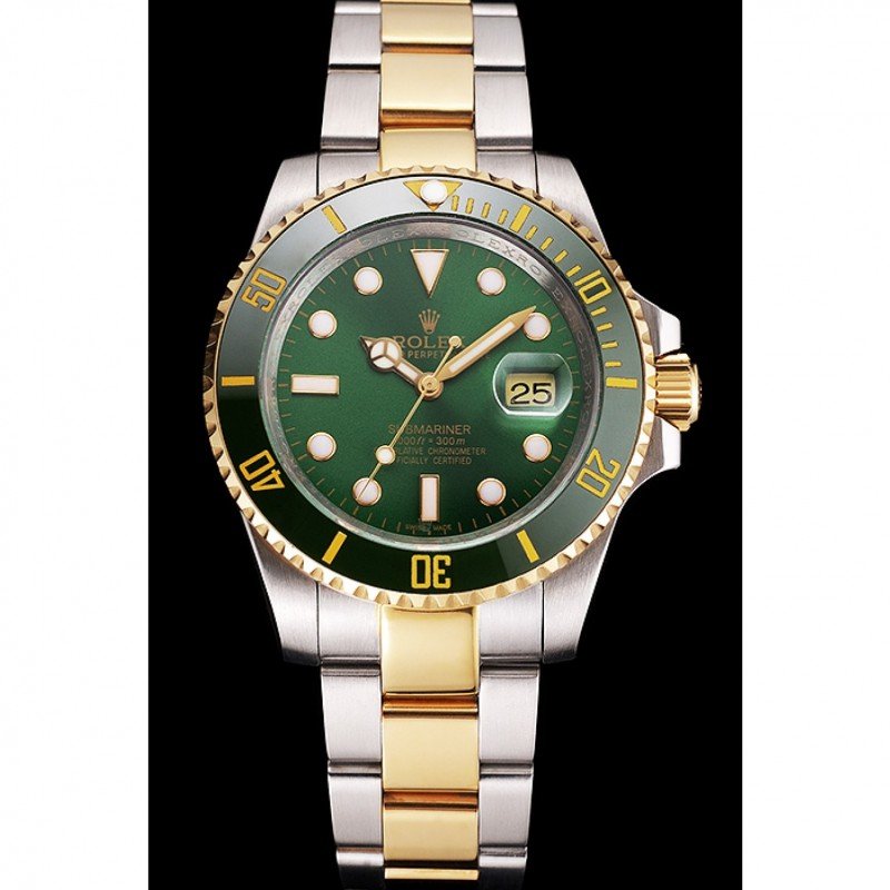 Rolex Submariner PR16233GRG 1:1 Replica 41mm — Zifferblatt-Nahaufnahme